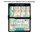 WhiteCoat Clipboard® - Black Ovarian/Adnexal Sonography Edition